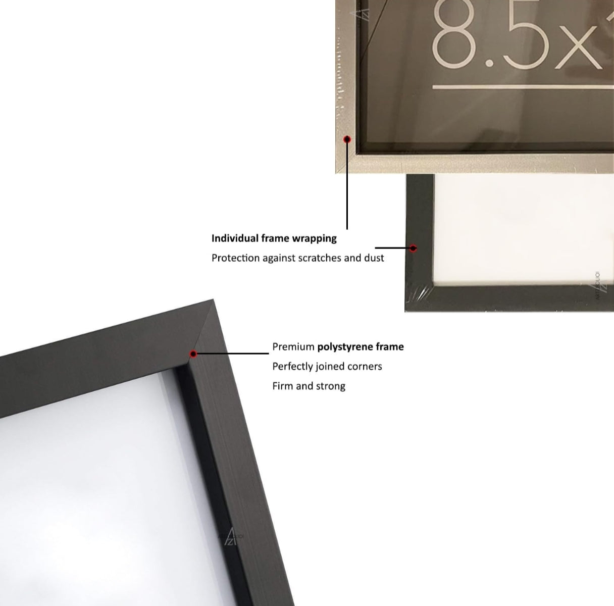 Formula One Frame Collection – Set of 18 Premium Framed Racing Prints for Wall Decor