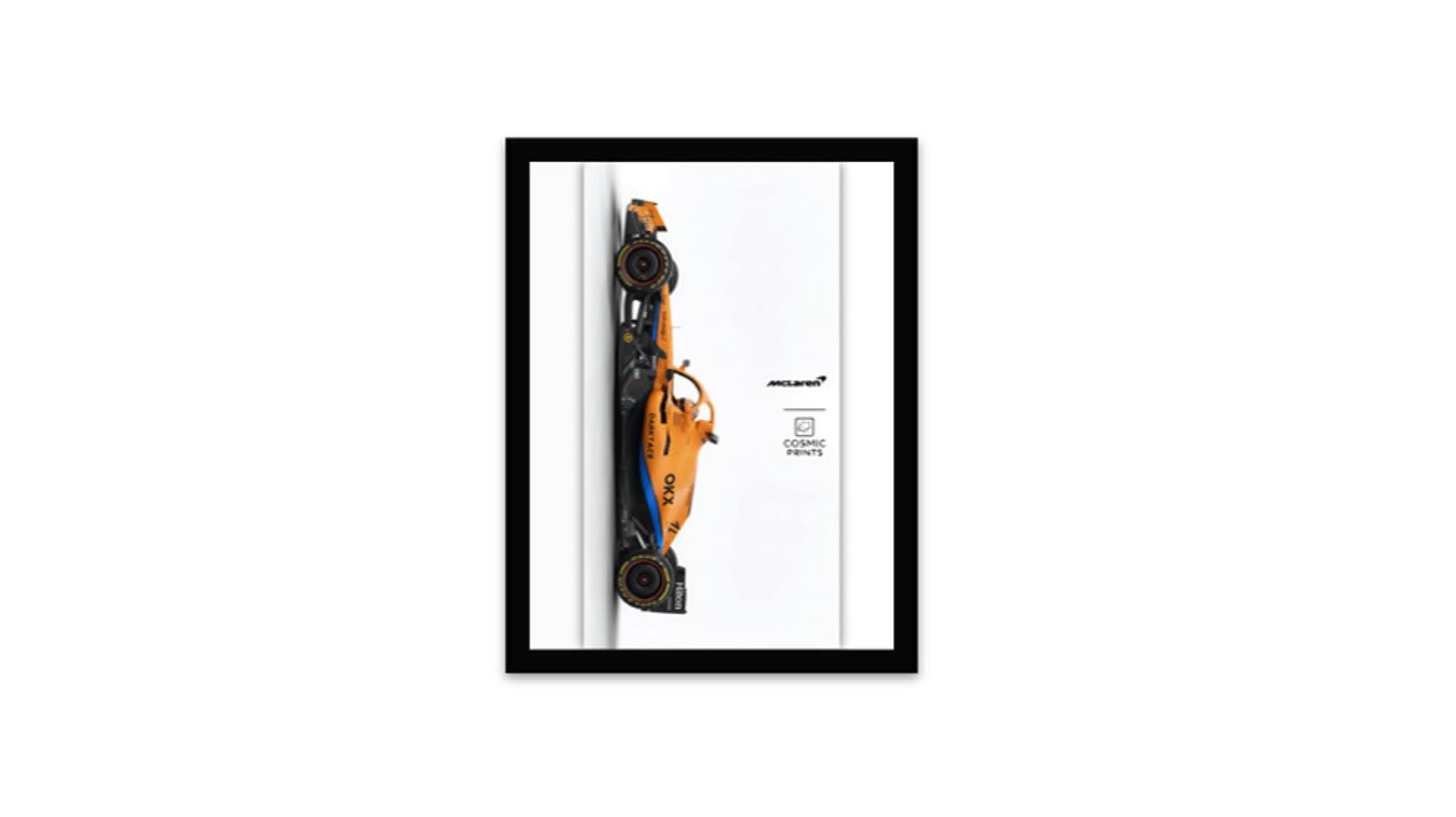 Formula One Frame Collection – Set of 6 Premium Framed Racing Prints for Wall Decor