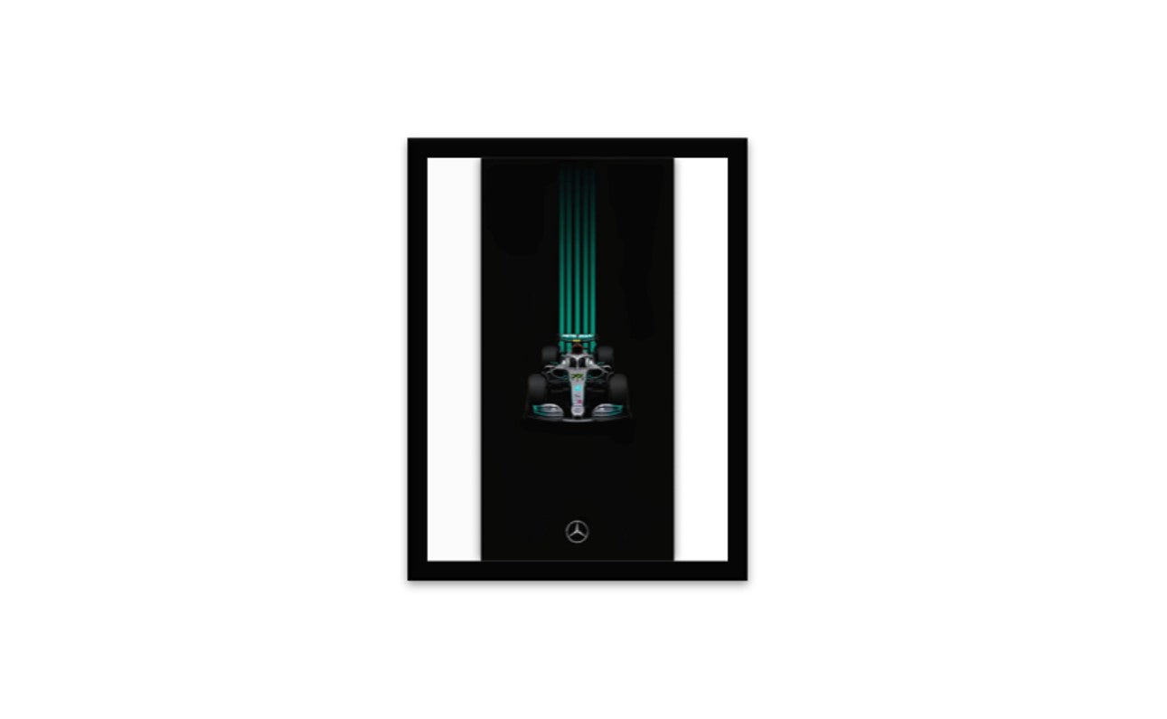 Formula One Frame Collection – Set of 6 Premium Framed Racing Prints for Wall Decor