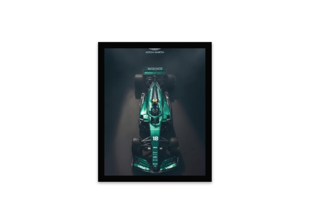 Formula One Frame Collection – Set of 6 Premium Framed Racing Prints for Wall Decor
